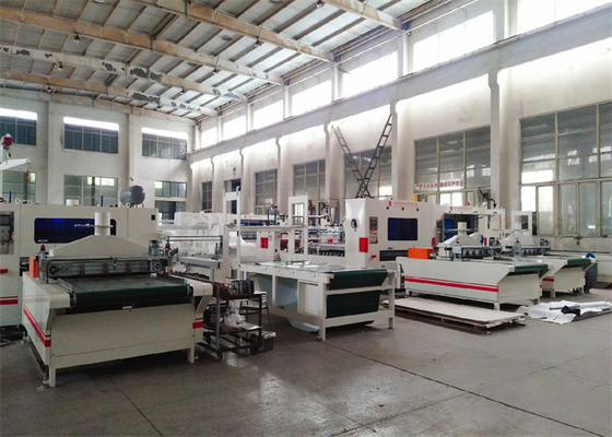 63.04Kw PUR HPL Acrylic Coating Laminating Machine Auto Cutter 2100-2500mm