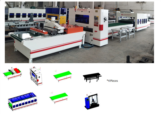 PUR Hot Melt Glue Sticking Machine Width 400-1300mm 800mm 18.6kw