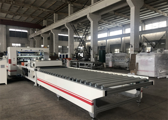 PVC PET Film Industrial Woodworking Coating Laminating Machine With Auto Cutter
